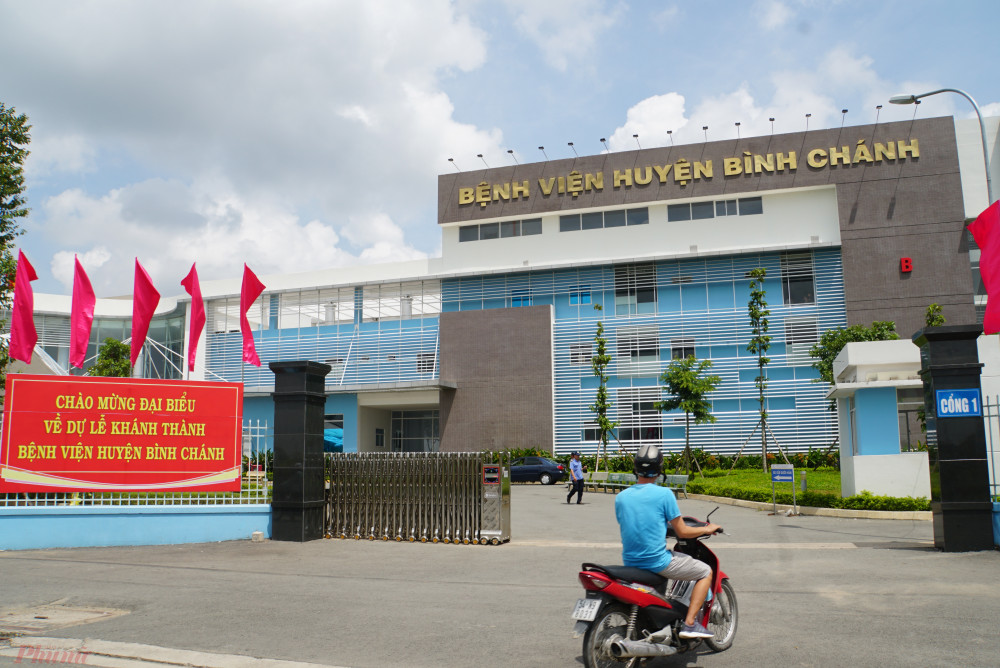 Bệnh viện Huyện Bình Chánh, TPHCM được xây dựng khang trang đáp ứng nhu cầu khám chữa bệnh của người dân phía Tây TP