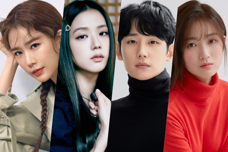 Bộ tứ diễn viên chính Snowdrop Yoo In Na, Jung Hae In, Kim Hye Yoon và nữ idol Jisoo