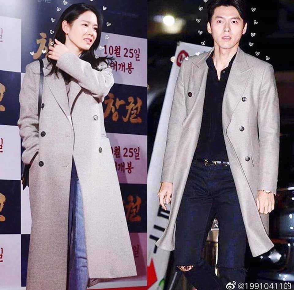 Khán giả nhiều lần phát hiện sự trùng hợp bất ngờ trong trang phục của cả hai. Trước đó, Son Ye Jin và Hyun Bin thường xuyên vướng tin đồn hẹn hò nhưng cả hia đều phủ nhận.