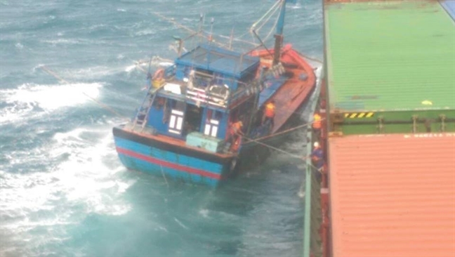 Tàu cá Bình Định gặp nạn trên biển, 7 người chờ cứu hộ - (ảnh minh họa)