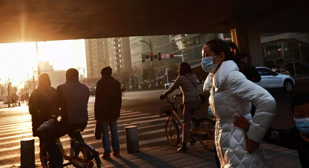 Thành phố Vũ Hán ngày 14/1 trước khi đoàn điều tra WHO đến - Ảnh: Reuters