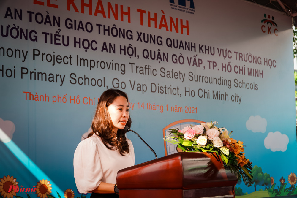 Bà Trịnh Thu Hà - Phó chánh văn phòng Ủy ban An toàn giao thông Quốc gia