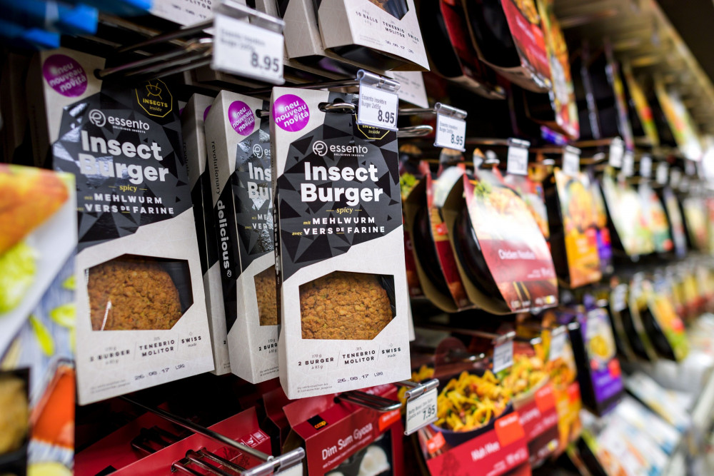 Hình ảnh những loại thực phẩm làm từ côn trùng sẽ không còn lạ lẫm với người dân châu Âu - Ảnh: AFP