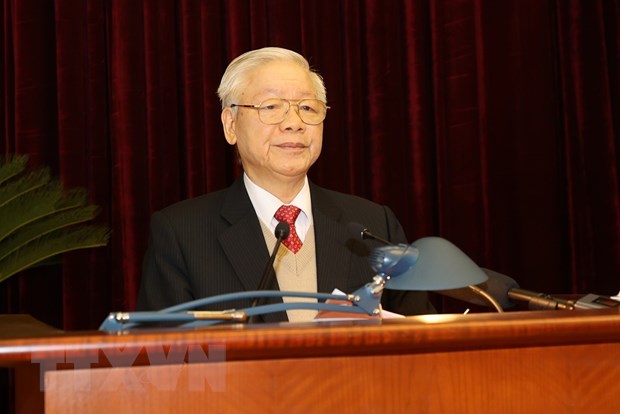 Tổng bí thư, Chủ tịch nước Nguyễn Phú Trọng phát biểu khai mạc Hội nghị