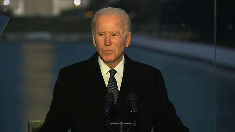 Tổng thống đắc cử Joe Biden bày tỏ sự đau buồn trong bài phát biểu.