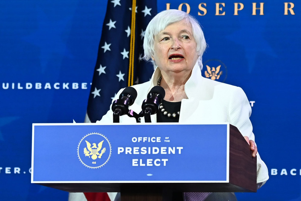 Bà Janet Yellen trở thành Nữ Bộ trưởng Tài chính đầu tiên của Mỹ.