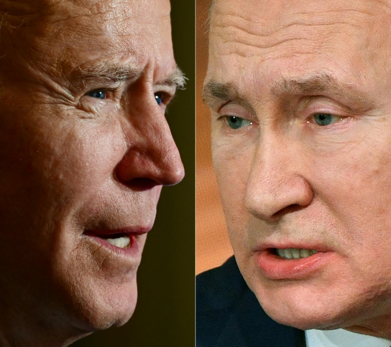 Tổng thống Mỹ Joe Biden nêu lên những mối quan ngại trong cuộc điện đàm lần đầu tiên với Tổng thống Nga Putin - Ảnh: Getty Images