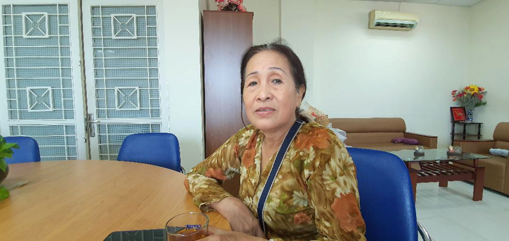 Cô Huệ - Chi hội trưởng Phụ nữ - tích cực với công tác Hội, chăm lo phụ nữ