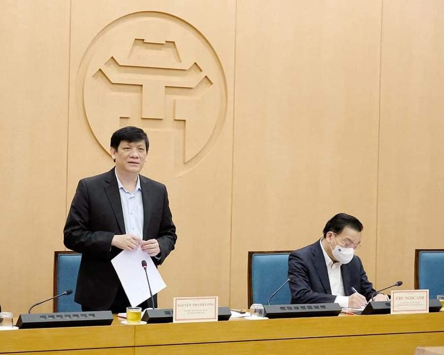 Bộ trưởng Nguyễn Thanh Long bày tỏ sự quan ngại với dịch COVID-19 ở Hà Nội