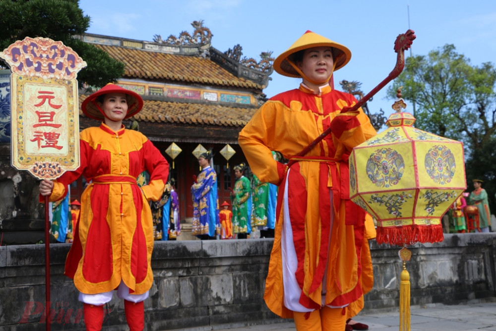 Vào thời nhà Nguyễn (1802-1945) Nguyên đán là một nghi lễ triều hội của triều Nguyễn