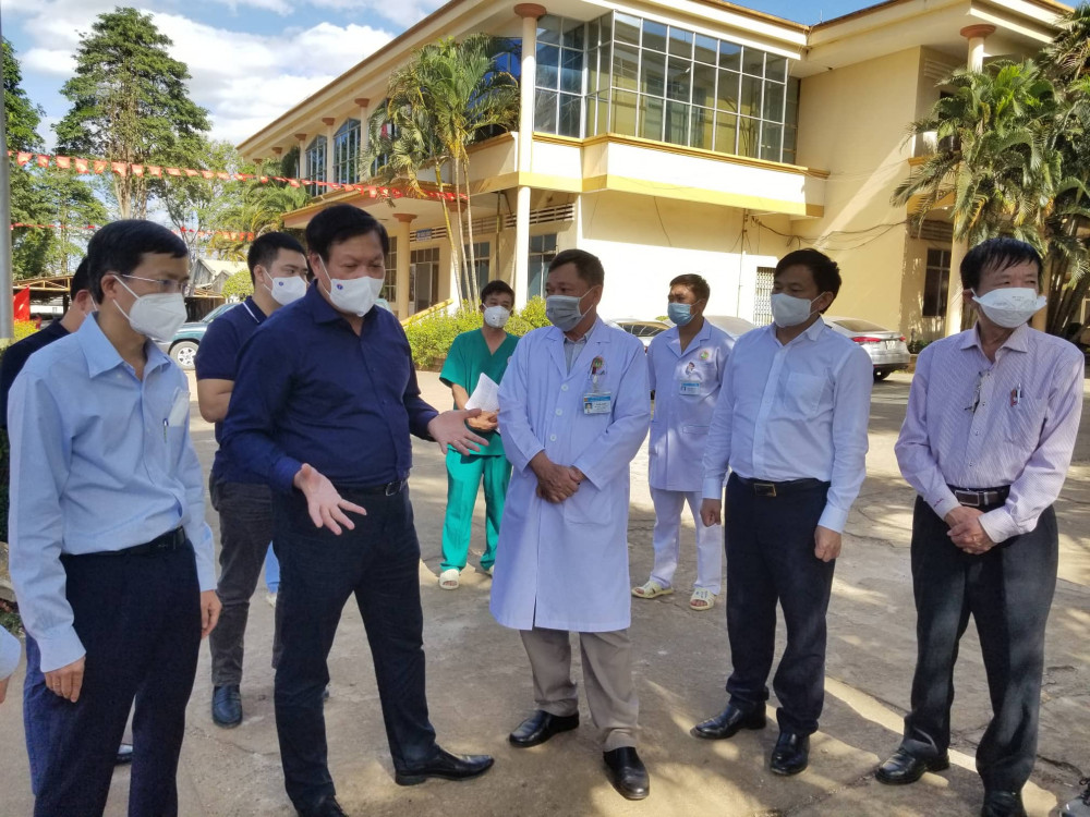 Đoàn công tác của Bộ Y tế làm việc tại tỉnh Gia Lai. 