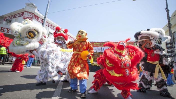Lễ hội chào đón Tết Nguyên Đán được tổ chức tại Footscray, Melbourne - Ảnh: SBS Radio