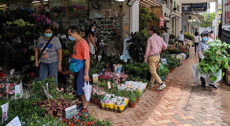 Những chợ hoa với quy mô nhỏ vẫn được phép hoạt động