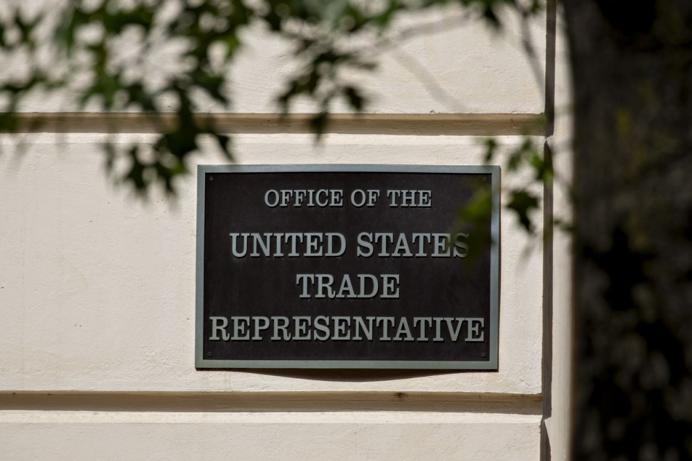 Cơ quan Đại diện Thương mại Mỹ (USTR) - Ảnh: Andrew Harrer/Bloomberg News
