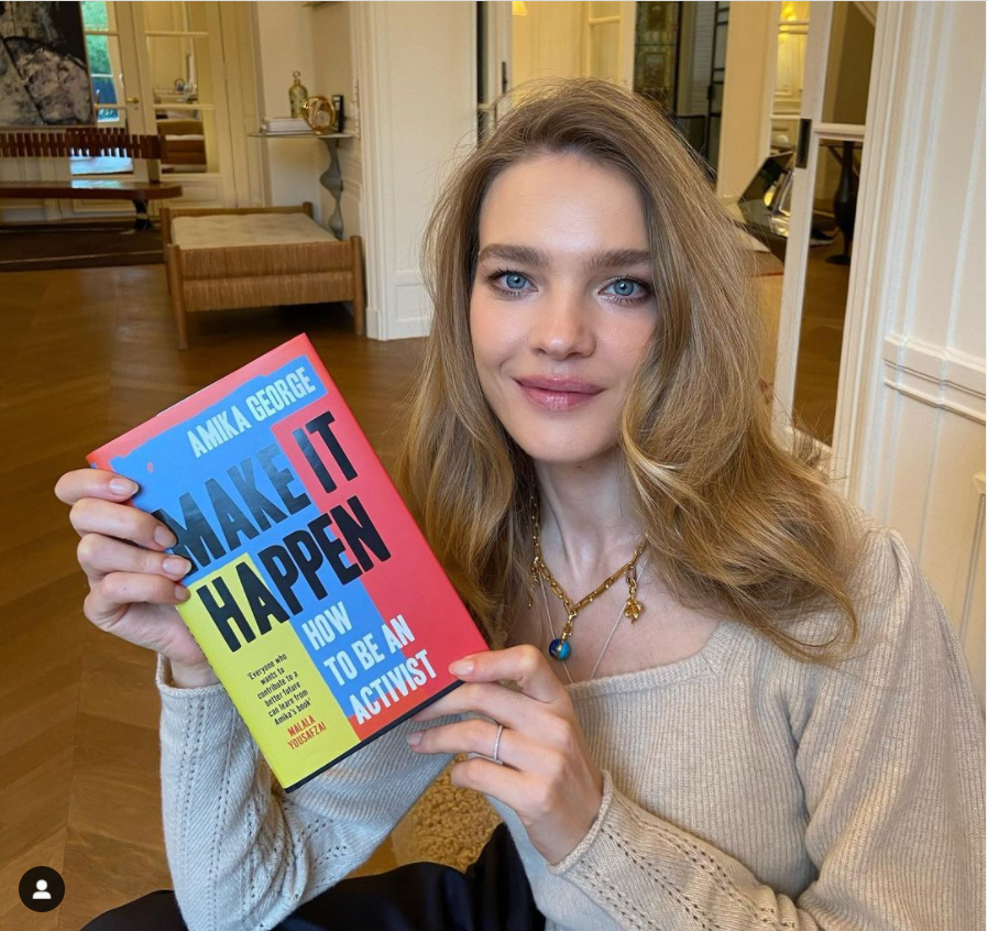 Natalia Vodianova quyết tâm chống lại tình trạng kỳ thị kinh nguyệt và sức khỏe phụ nữ và trẻ em gái - Ảnh: Twitter nhân vật