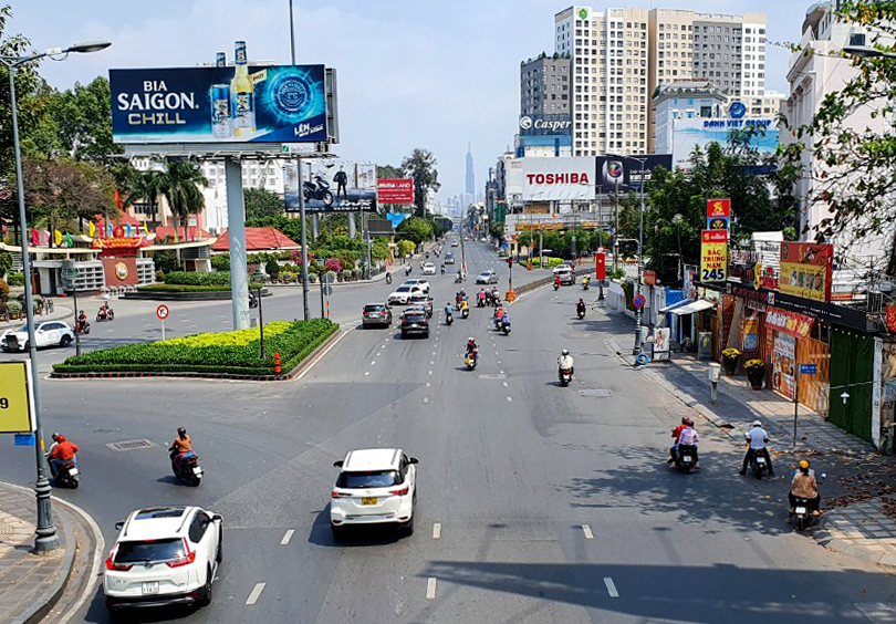 Dự án được kì vọng sẽ giảm tải ùn tắc cho các tuyến đường quanh sân bay Tân Sơn Nhất. Ảnh: Trường Nguyên