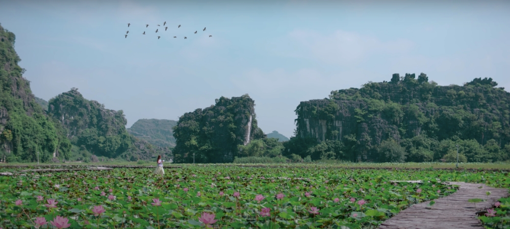 Phong cảnh tuyệt đẹp của Ninh Bình trên MV.
