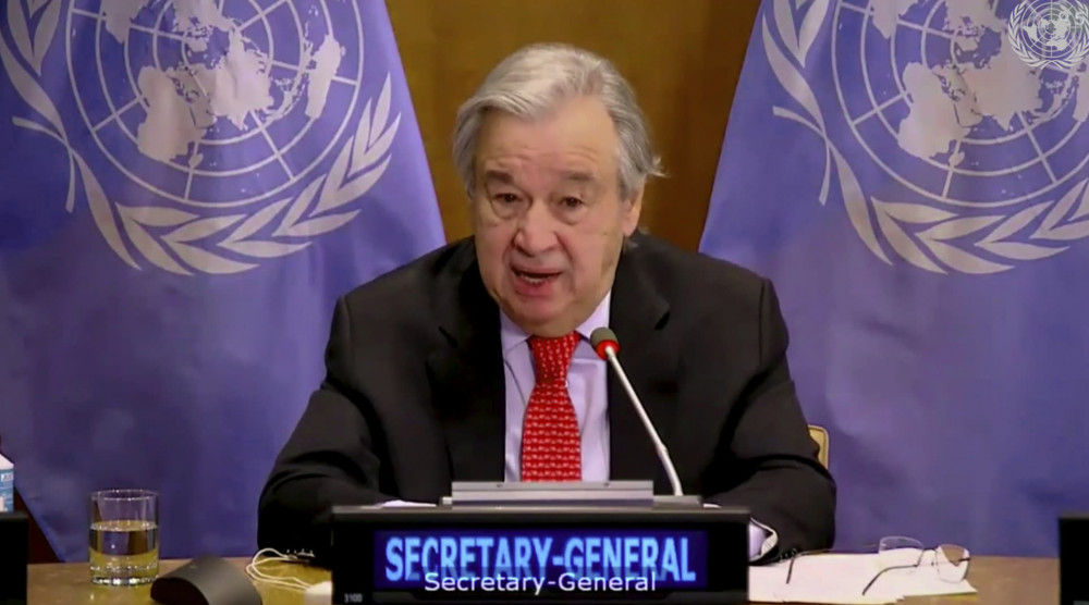 Tổng thư ký Liên Hợp Quốc, ông Antonio Guterres, kêu gọi 5,5 tỷ USD ngăn chặn nạn đói đe dọa 34 triệu người