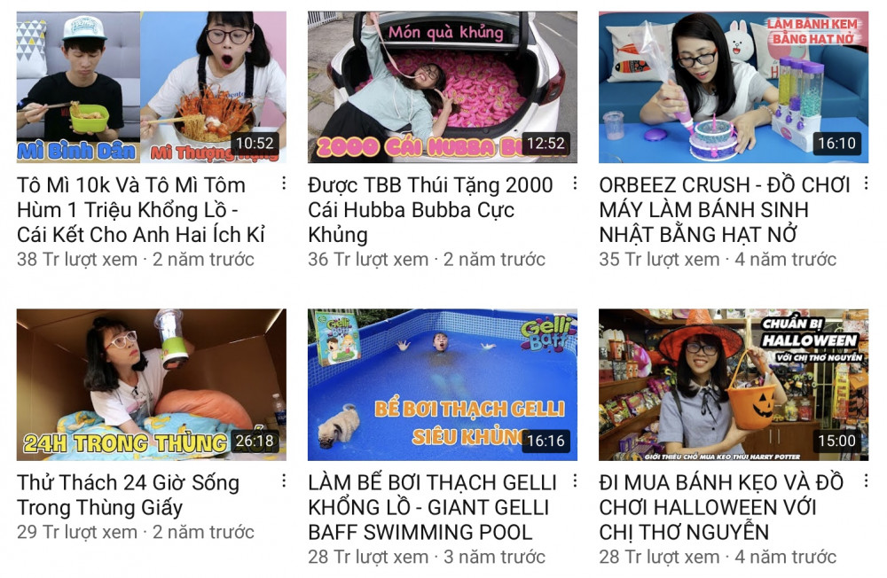 Bao nhiêu phụ huynh đã thực sự kiểm định kênh YouTube của Thơ Nguyễn trước khi cho con em mình xem?