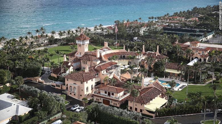 Quang cảnh một phần khu nghỉ dưỡng Mar-a-Lago của cựu tổng thống Donald Trump