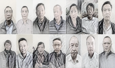 Các bị cáo hầu tòa trong vụ án xảy ra tại dự án gang thép Thái Nguyên