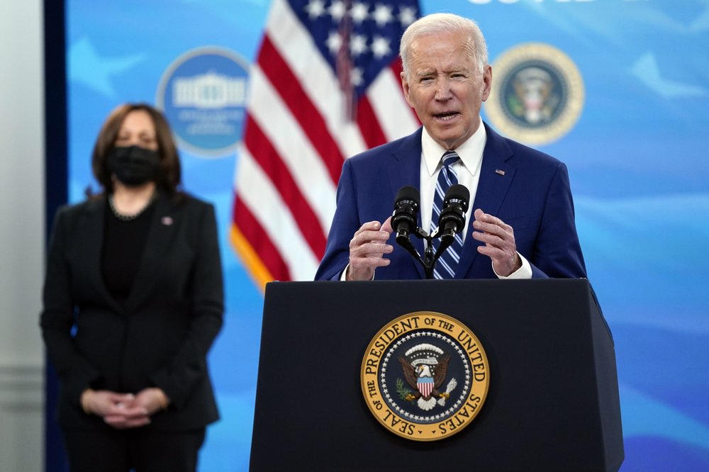 Tổng thống Biden phát biểu trong sự kiện về tiêm chủng COVID-19 vào ngày 29/3.