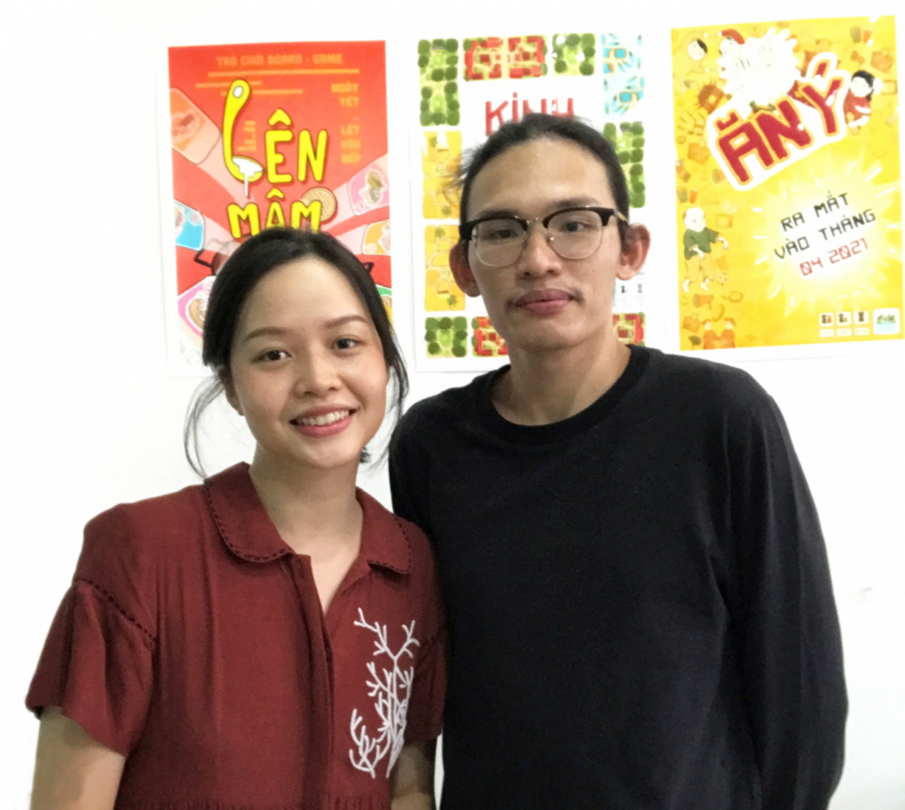 Tuệ Mẫn và Thiện Toàn, cặp đôi chăm chỉ của làng board game Việt