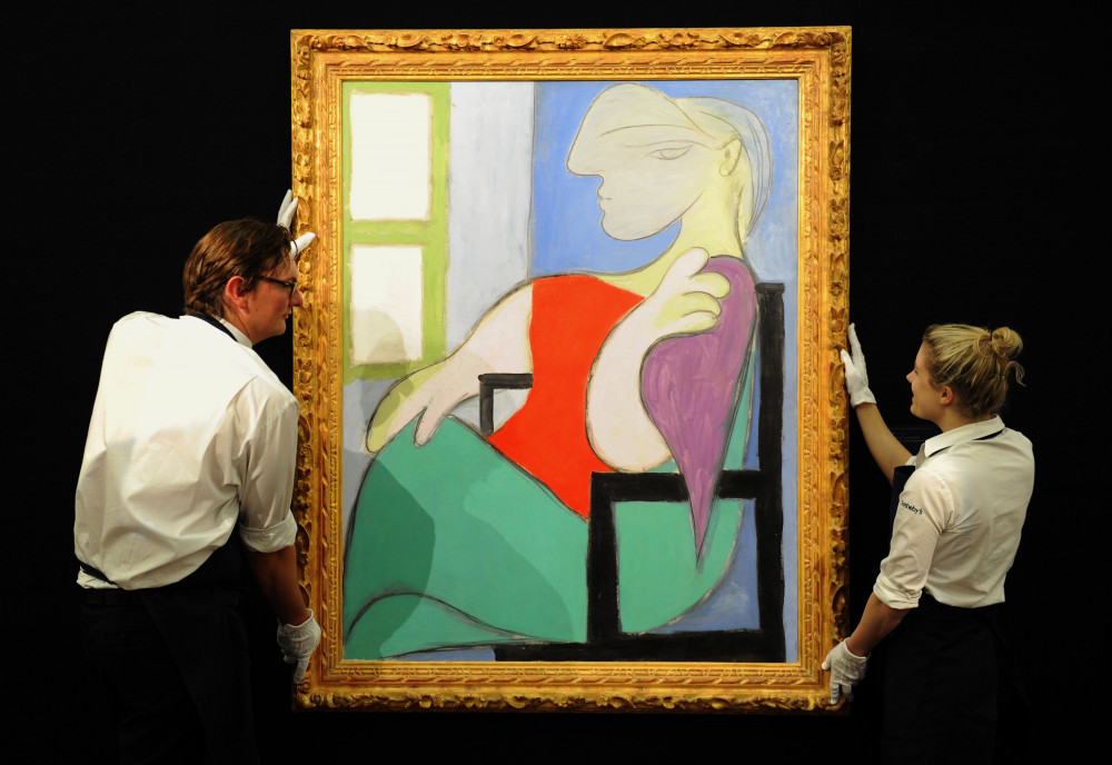 Tranh vẽ người tình bí ẩn của Picasso đấu giá hơn 1,2 ngàn tỷ đồng ...