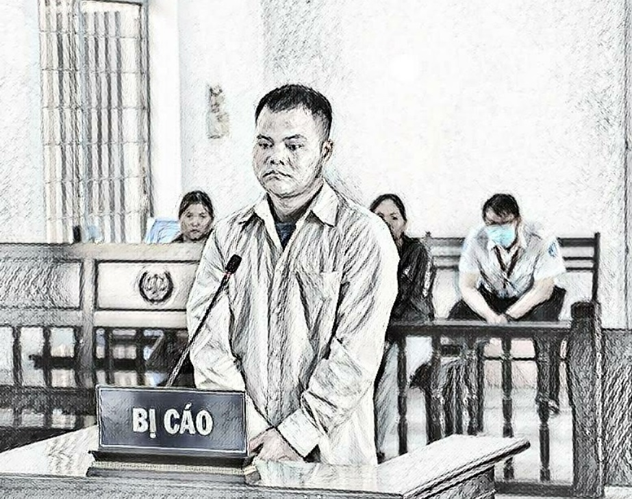 Bị cáo Y Hoang Niê tại phiên tòa
