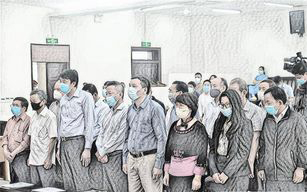 Các bị cáo trong đại án gang thép Thái Nguyên tại tòa