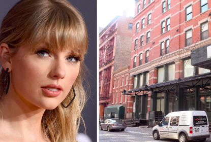 Taylor Swift và khu vực căn hộ của cô tại thành phố New York, Mỹ.