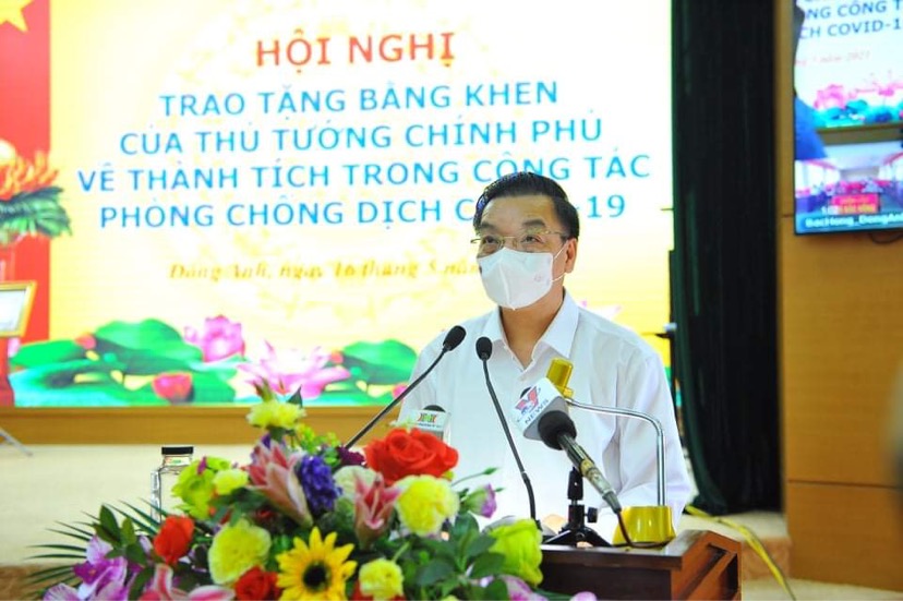 Chủ tịch Chu Ngọc Anh cho biết Hà Nội sẽ cử 16 chuyên gia tới Bắc Giang hỗ trợ phòng chống dịch COVID-19.