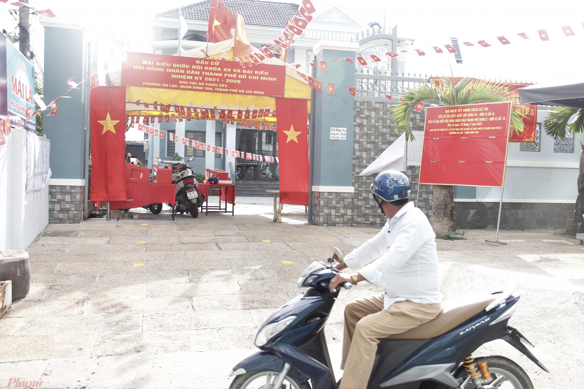 Năm nay, nhà của ông Nguyễn Văn Chiếu ở địa chỉ số 110 đường Lê Tấn Bê, phường An Lạc sẽ là địa điểm bỏ phiếu của hơn 1.400 cử tri. 