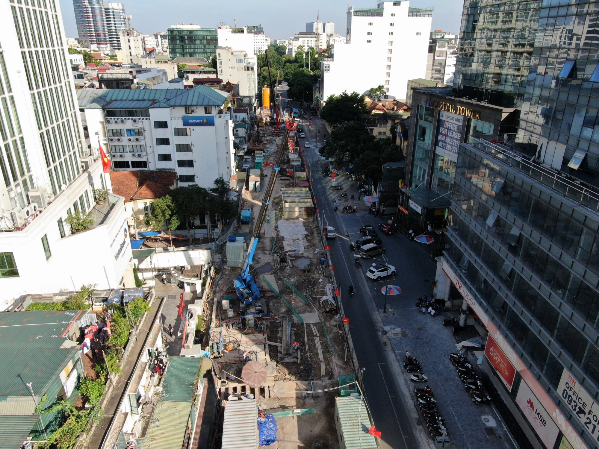 Tuyến đường Trần Hưng Đạo sẽ bị chặn lại để thi công nhà ga tuyến đường sắt Nhổn - Ga Hà Nội.