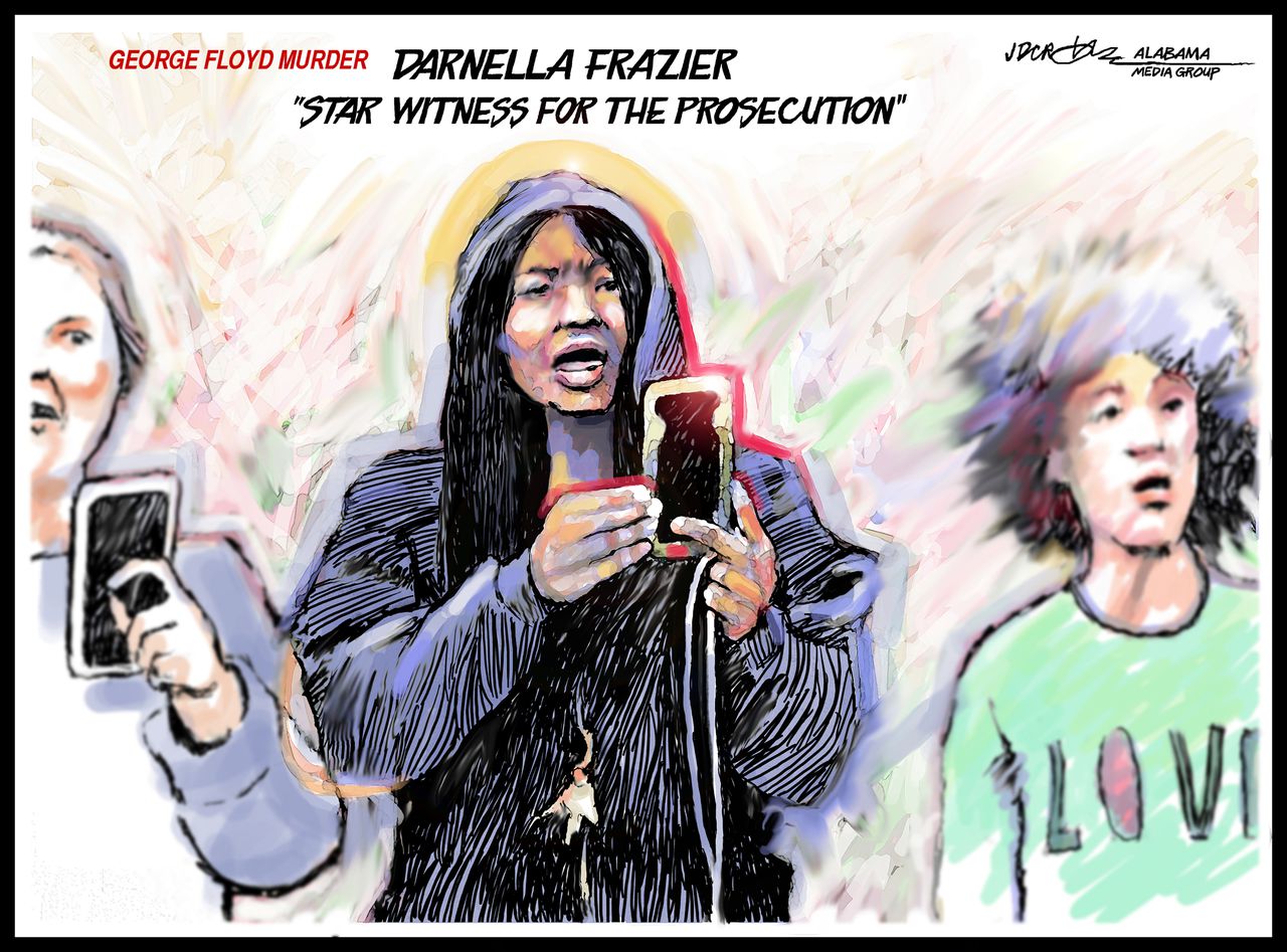 Darnella Frazier, người đã chứng kiến và quay lại những thước phim gây sốc cho công chúng - Ảnh: 