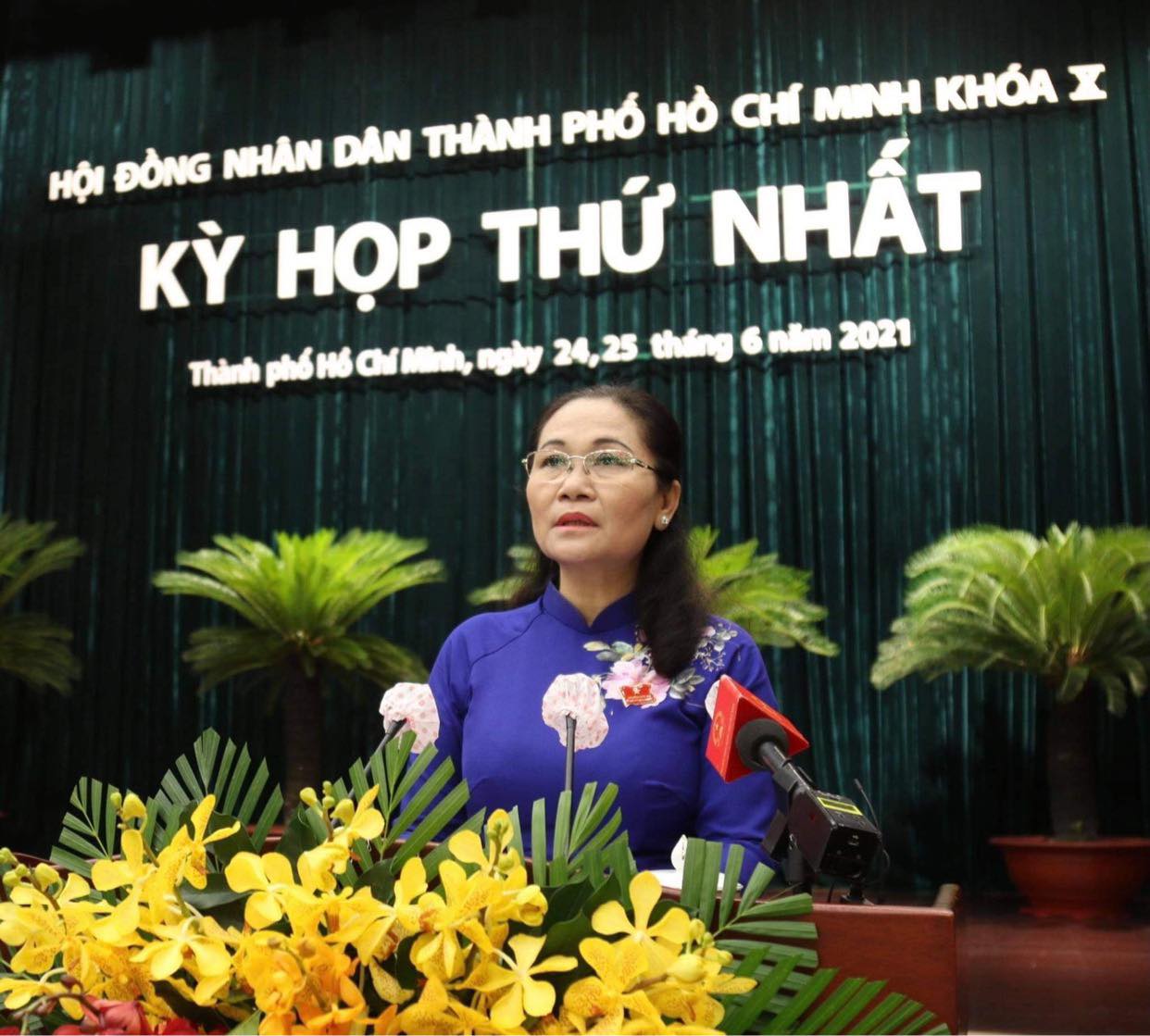 Bà Nguyễn Thị Lệ tái đắc cử Chủ tịch HĐND TPHCM