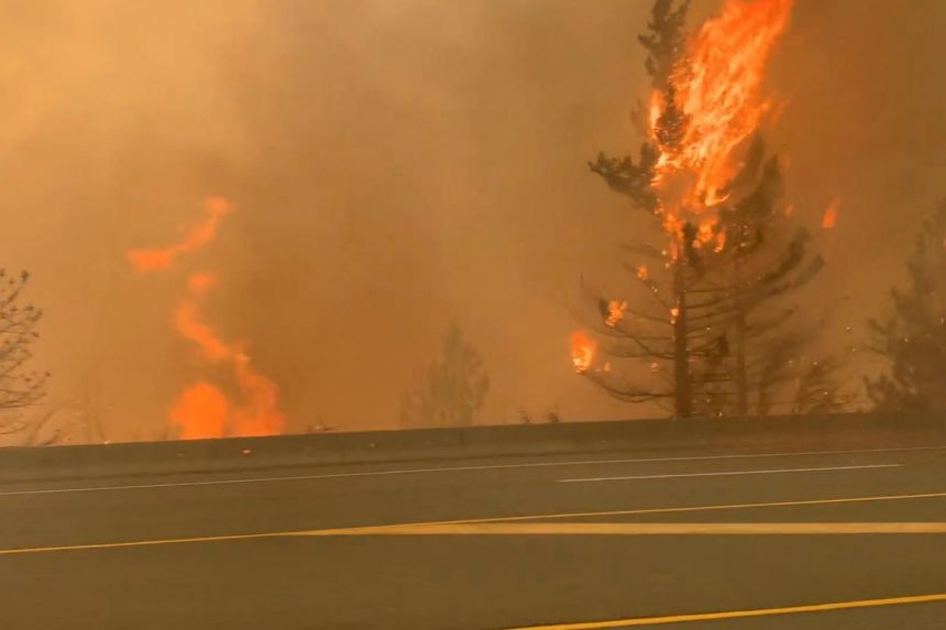 Cháy rừng ở Lytton, Canada, ngày 30/62021.