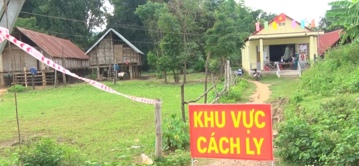 Một khu dân cư tại huyện Lắk bị phong tỏa
