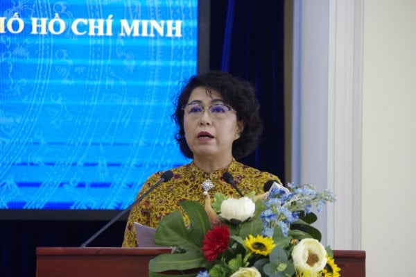 bà Tô Thị Bích Châu - Chủ tịch Ủy ban MTTQ Việt Nam TPHCM