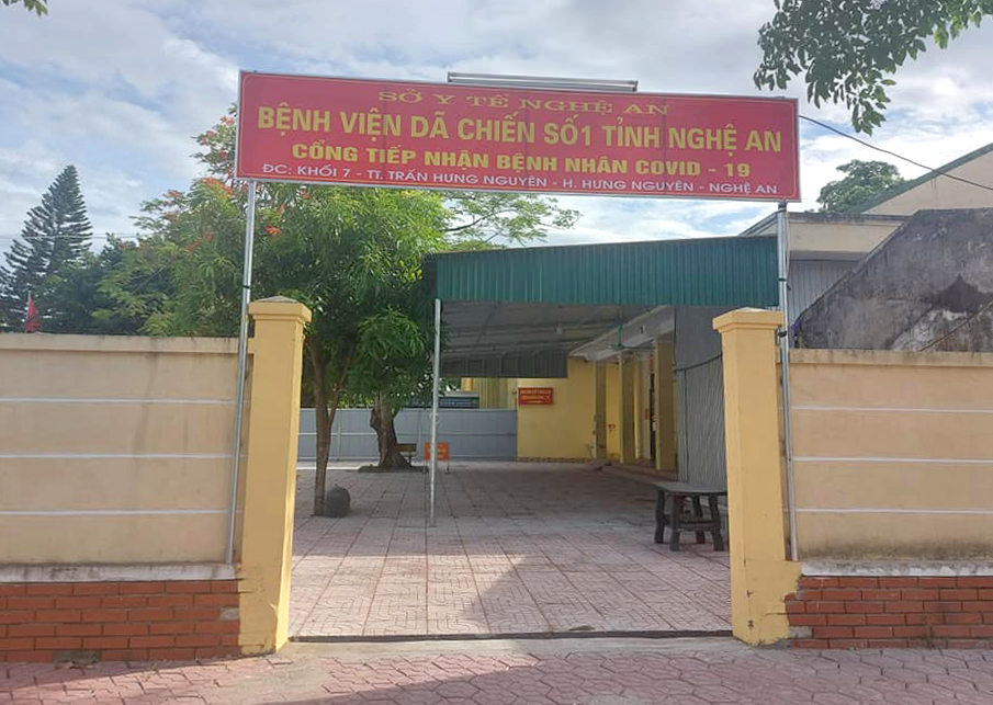 Bệnh viện dã chiến số 1 Nghệ An hiện đang điều trị cho gần 70 bệnh nhân COVID-19 sau 6 ngày mở cửa