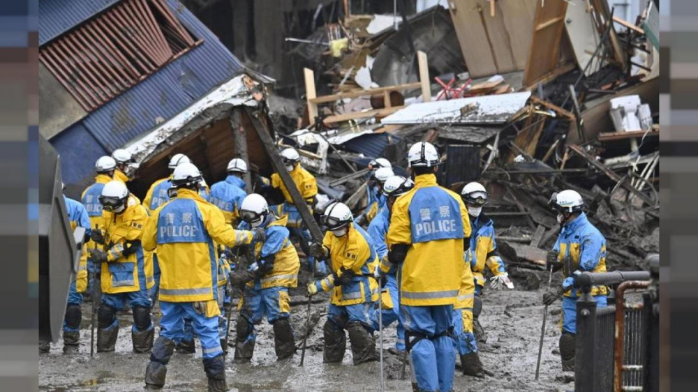 Ba người chết, 113 người còn mất tích sau những trận mưa lớn gây lở đất hôm 3/7 ở Nhật Bản - Ảnh: Reuters