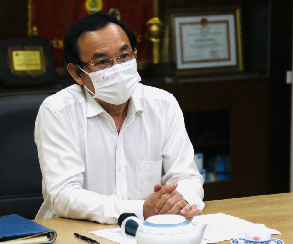 Bí thư Thành ủy TPHCM Nguyễn Văn Nên nhấn mạnh sẽ xử lý nghiêm các trường hợp tắc trách, đùn đẩy trách nhiệm trong công tác phòng, chống dịch.