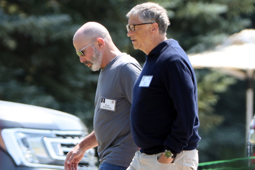 Bill Gates những ngày tham dự hội nghị dành cho các tỷ phú 