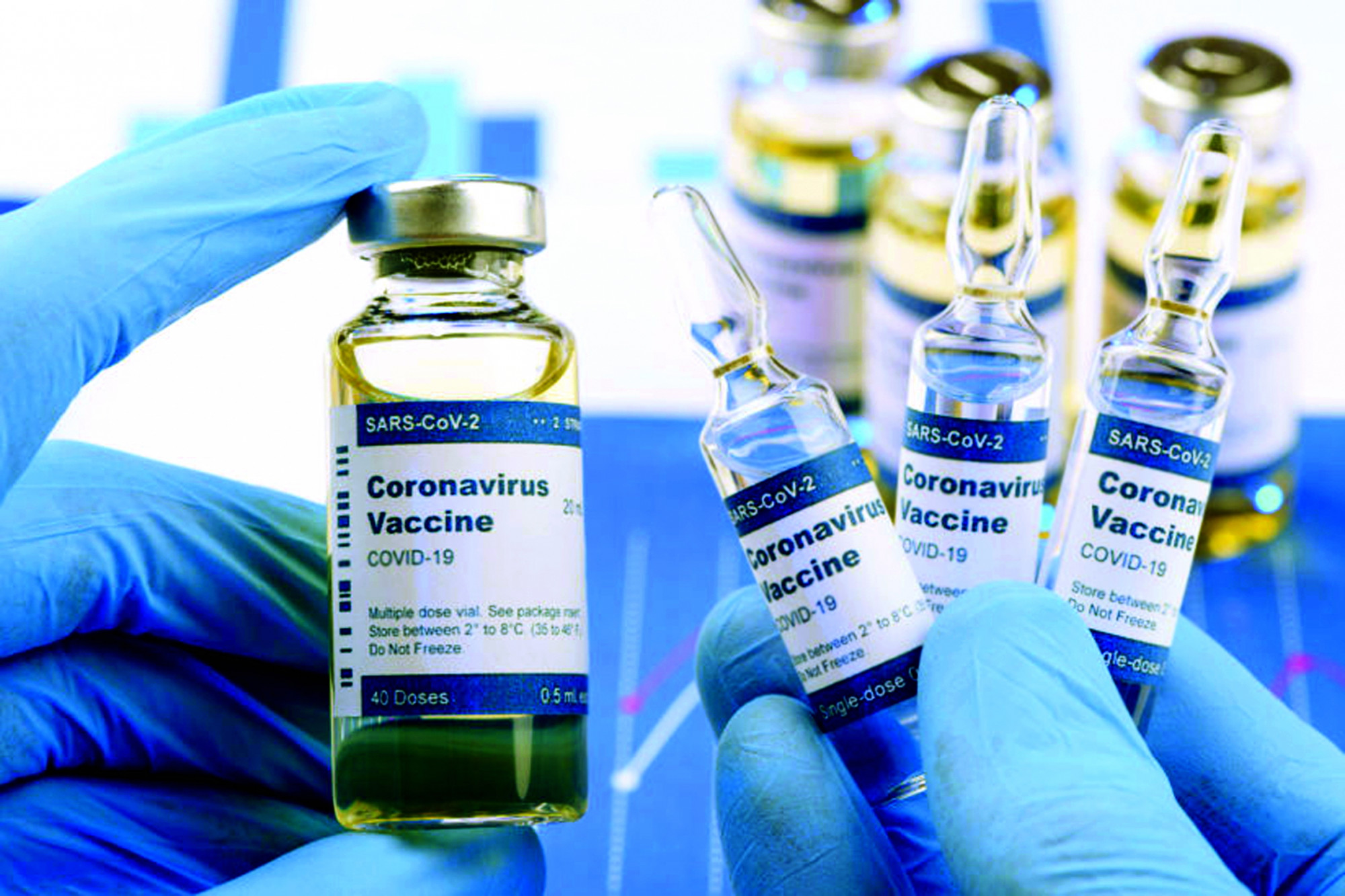 Vắc-xin phòng, chống COVID-19 ẢNH: REUTERS
