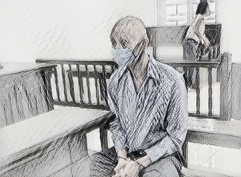 Bị cáo Dương Quang Bình tại tòa