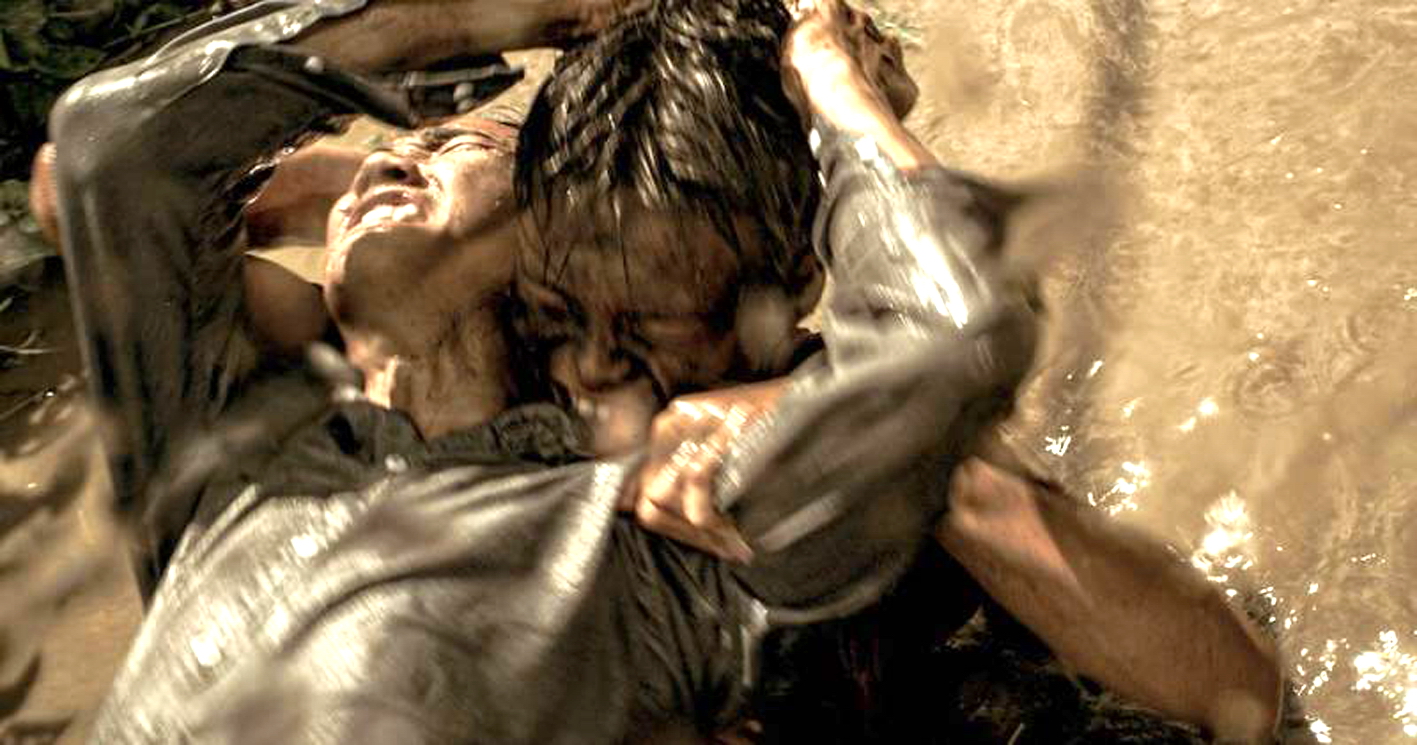 Cảnh đánh nhau trong phim Ròm