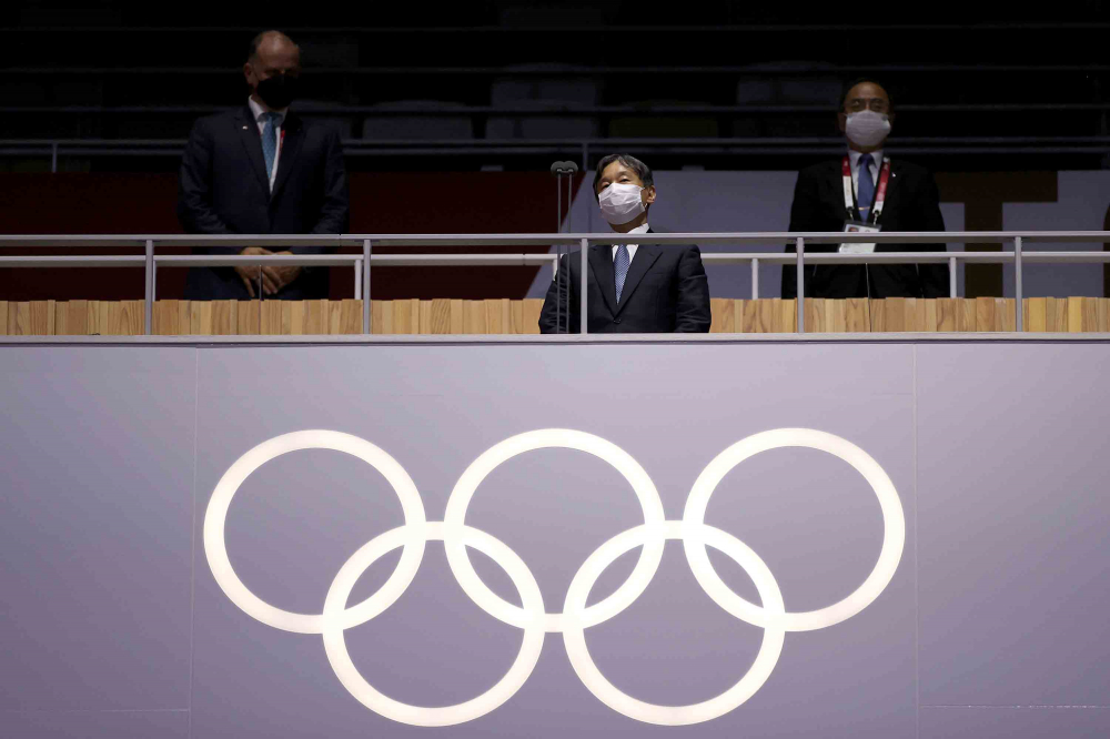 Sau màn diễu hành của các đoàn vận động viên, Nhật hoàng Naruhito chính thức tuyên bố khai mạc Thế vận hội Olympic 