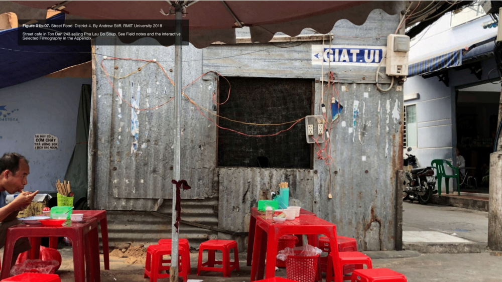 Một góc hẻm Sài Gòn trong dự án của Andrew