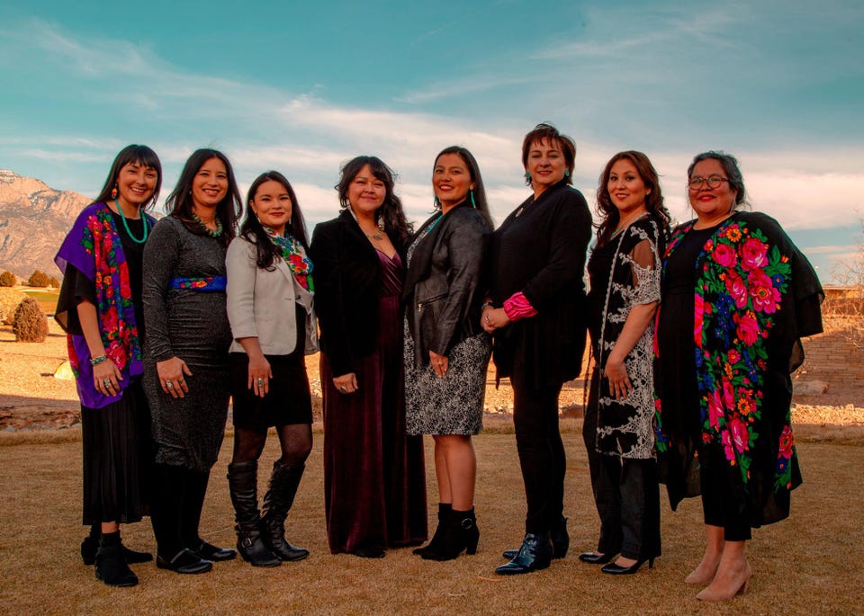 Thành viên nhóm New Mexico Community Capital & Native Women Lead - một trong bốn nhóm vừa được trao thưởng - Ảnh: Pivotal Ventures