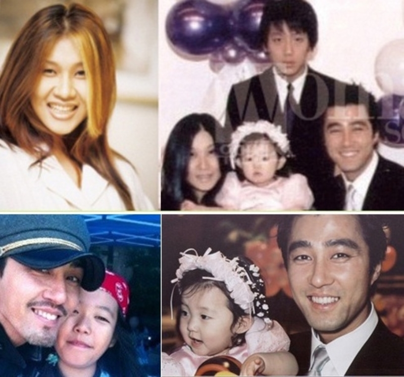 Cha Seung Won hiếm khi chụp ảnh cùng vợ con.